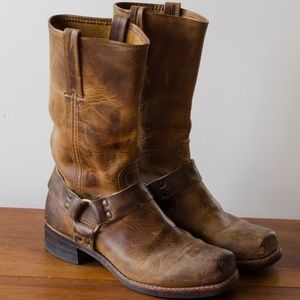 Frye harness boots